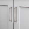 Lot de 10 poignées Canton, L142mm, entraxe 128mm, Zamak, Nickel satiné Lot de 10 poignées Canton, L142mm, entraxe 128mm, Zamak, Nickel satiné