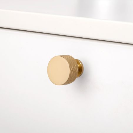 Lot de 10 boutons Argos, diamètre 30mm, Aluminium, Or