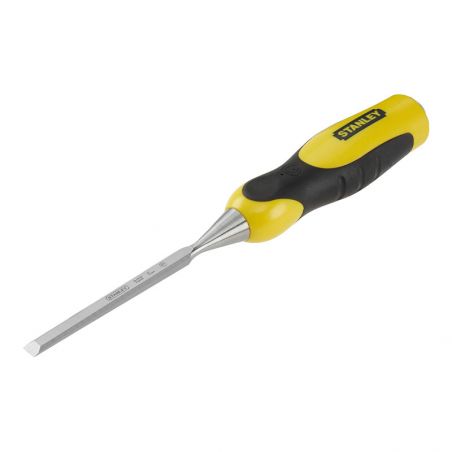 Ciseau à bois manche bi matière, Largeur lame 8mm Ciseau à bois manche bi matière, Largeur lame 8mm