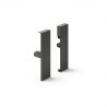Jeu de crochets pour façade de tiroir à l'anglaise Concept, Hauteur 138mm, Plastique, Gris anthracite Jeu de crochets pour façade de tiroir à l'anglaise Concept, Hauteur 138mm, Plastique, Gris anthracite