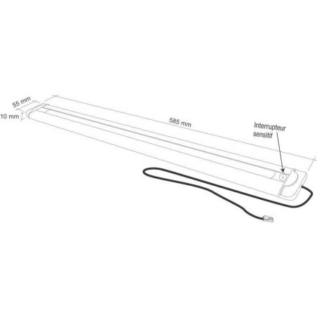 Réglette LED 12V, Avec interrupteur sensitif Réglette LED 12V, Avec interrupteur sensitif