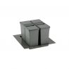 Poubelle sélective pour caisson de 450 mm Poubelle sélective pour caisson de 450 mm