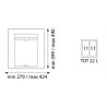 Poubelle sélective pour caisson de 450 mm Poubelle sélective pour caisson de 450 mm