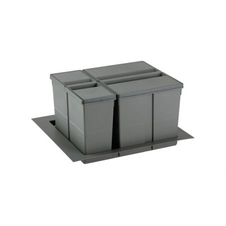 Poubelle sélective 37L pour caisson de 600 mm Poubelle sélective 37L pour caisson de 600 mm