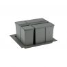 Poubelle sélective 37L pour caisson de 600 mm Poubelle sélective 37L pour caisson de 600 mm