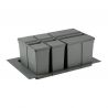Poubelle sélective 48L pour caisson de 800 mm Poubelle sélective 48L pour caisson de 800 mm