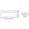Poubelle sélective 89L 4 bacs pour caisson de 1200 mm Poubelle sélective 89L 4 bacs pour caisson de 1200 mm