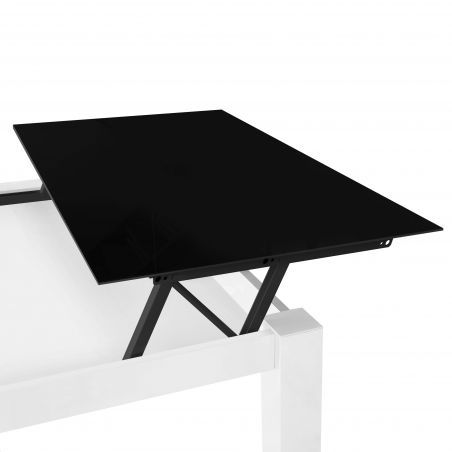 Mécanisme de levage pour table basse, hauteur d'élévation 135 mm, Noir