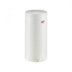 WESCO® Poubelle à pédale Gastro 127, capacité 22 L, blanc