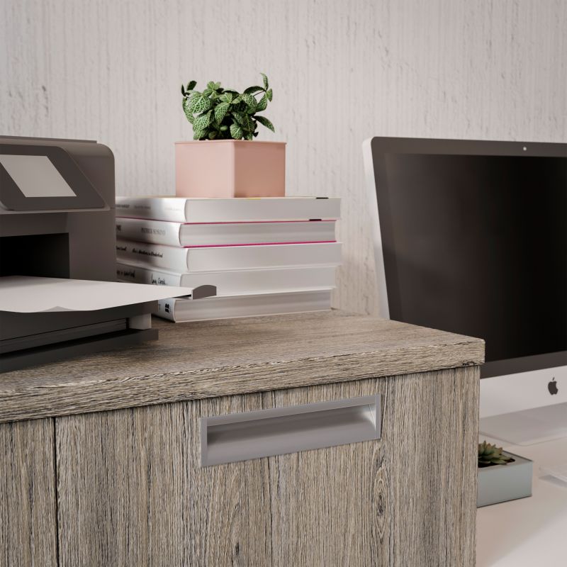 Lot de 20 Poignées Bologna, L 190 mm, entraxe 160 mm, Anodisé mat