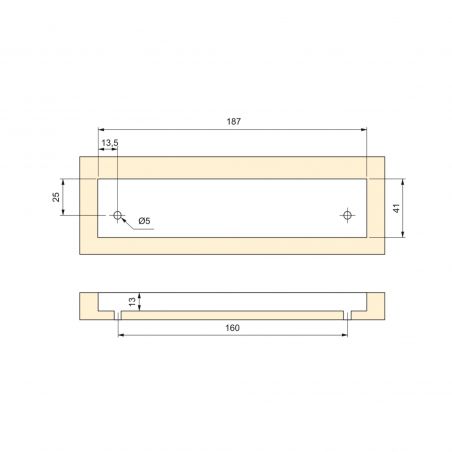 Lot de 20 Poignées Bologna, L 190 mm, entraxe 160 mm, Anodisé mat Lot de 20 Poignées Bologna, L 190 mm, entraxe 160 mm, Anodisé mat
