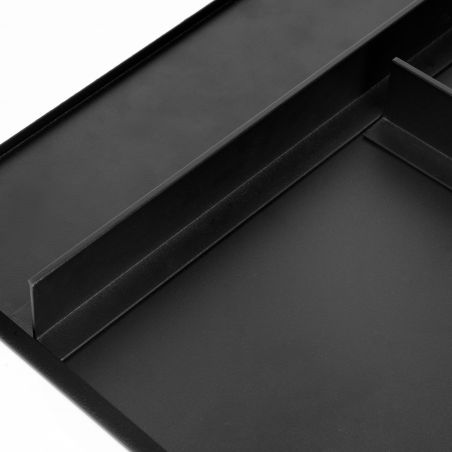 Kit plateau sur coulisses avec 2 paniers de rangement pour caisson de 800 mm, Noir Kit plateau sur coulisses avec 2 paniers de rangement pour caisson de 800 mm, Noir