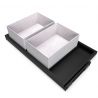Kit plateau sur coulisses avec 2 paniers de rangement pour caisson de 800 mm, Noir Kit plateau sur coulisses avec 2 paniers de rangement pour caisson de 800 mm, Noir
