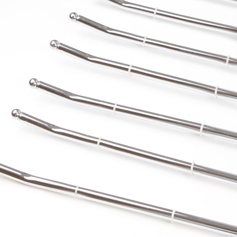 Porte-pantalons double amovible Self pour armoire, Chromé