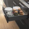 Tiroir Vertex 40 kg hauteur 93 mm, profondeur 500 mm avec panneaux inclus pour caisson de 450 mm, Anthracite Tiroir Vertex 40 kg hauteur 93 mm, profondeur 500 mm avec panneaux inclus pour caisson de 450 mm, Anthracite