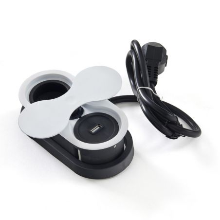 Bloc 1 prise + 1 USB-A...