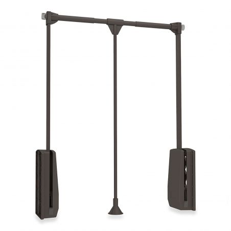 Penderie rabattable Hang pour armoire de largeur 450 à 600 mm, Moka