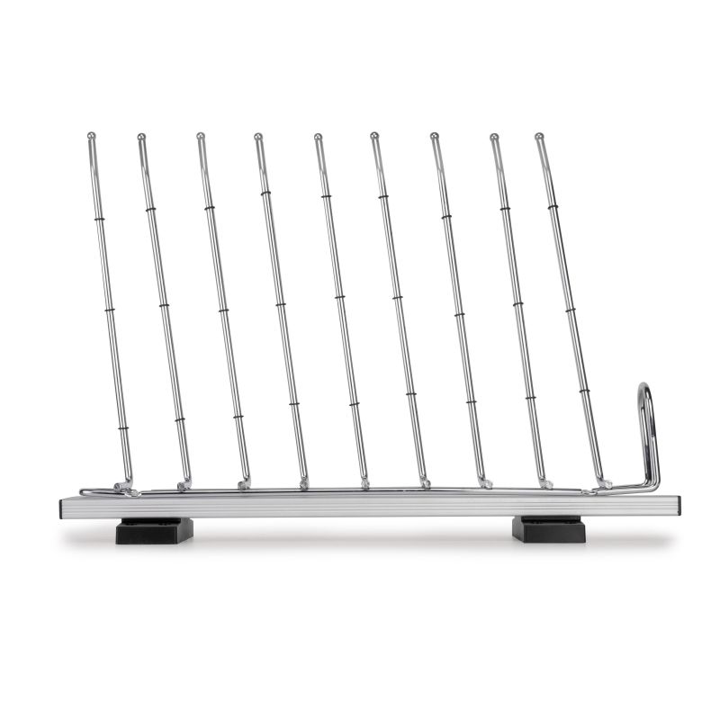 Porte-pantalons Self à montage latéral Droite pour armoire, Chromé