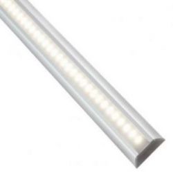 Profil aluminium en applique - longueur de 560mm - diffuseur blanc inclus