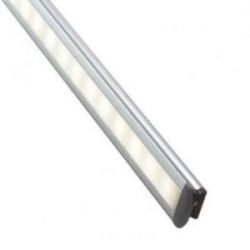 Profil aluminium à encastrer - longueur de 560mm - diffuseur blanc inclus