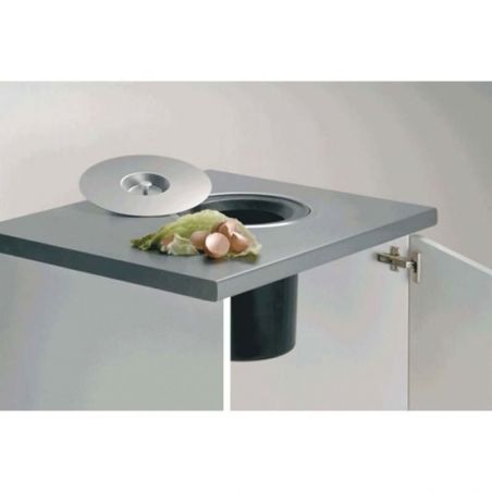 Poubelle de plan de travail Inox 5L Poubelle de plan de travail Inox 5L