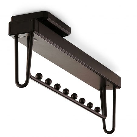 Porte-vêtements extractible Moka pour armoire, Moka Porte-vêtements extractible Moka pour armoire, Moka