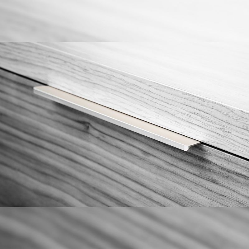 Lot de 25 Poignées Setubal, L 198 mm, entraxe 128 mm, Anodisé mat