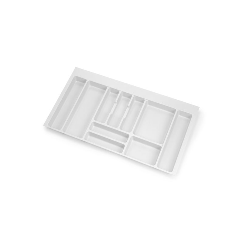 Range-couvert Optima pour caisson de 900 mm, Blanc