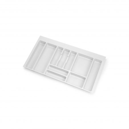 Range-couvert Optima pour caisson de 900 mm, Blanc Range-couvert Optima pour caisson de 900 mm, Blanc