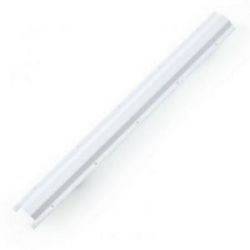 Raidisseur de plan de travail en acier - Finition blanc mat - Longueur 1124mm - Ep.2mm