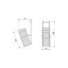 Porte-couteau de cuisine Titane, Gris anthracite Porte-couteau de cuisine Titane, Gris anthracite