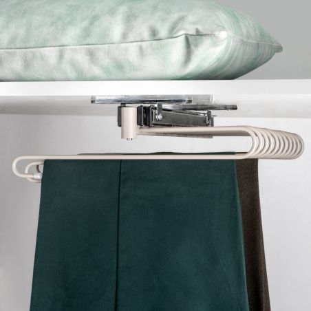 Porte-pantalons extractible, Gris Porte-pantalons extractible, Gris