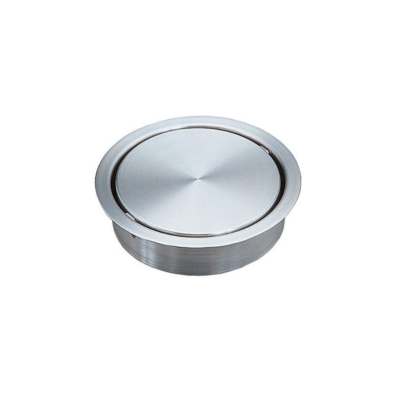 Trappe ronde de poubelle pour plan de travail