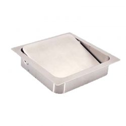 Trappe carrée encastrable pour plan de travail, 170 x 170mm