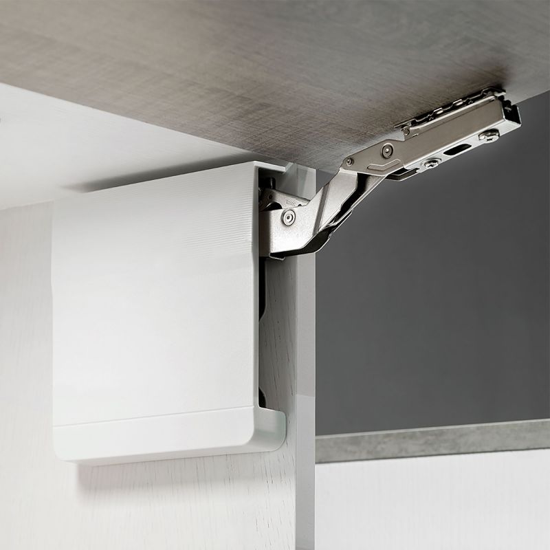 Jeu de 2 compas pour portes relevables Agile, force 3200 - 9000, Blanc