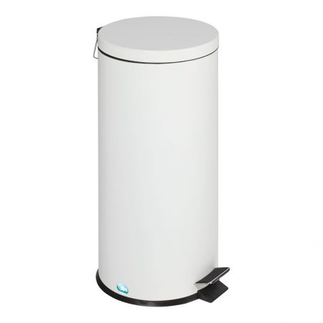 Poubelle à pédale 30L Blanc Poubelle à pédale 30L Blanc