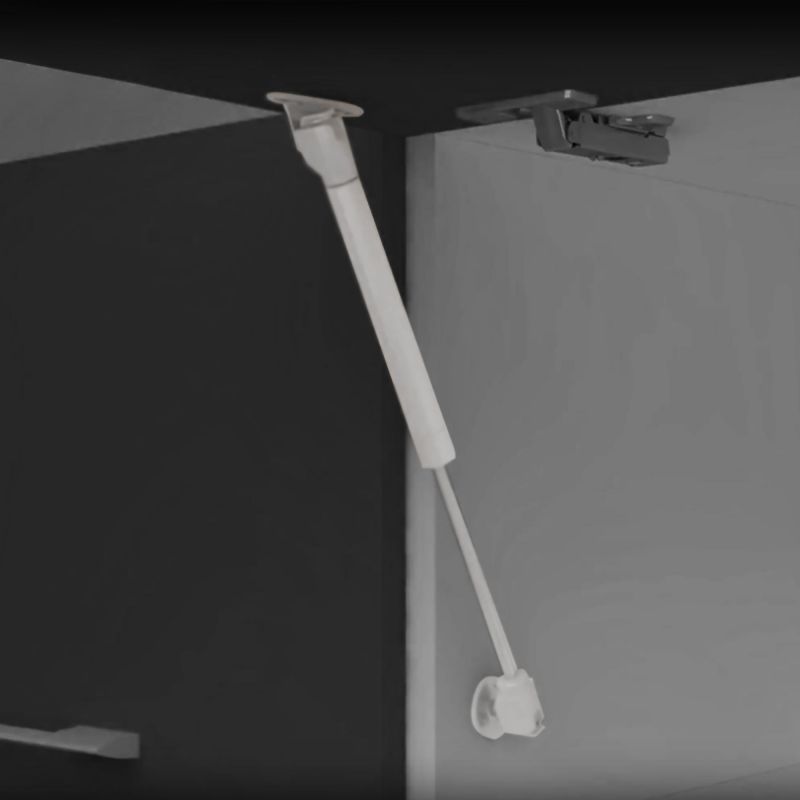 Lot de 10 pistons de porte relevable, force 8kg, course 80mm, Aluminium