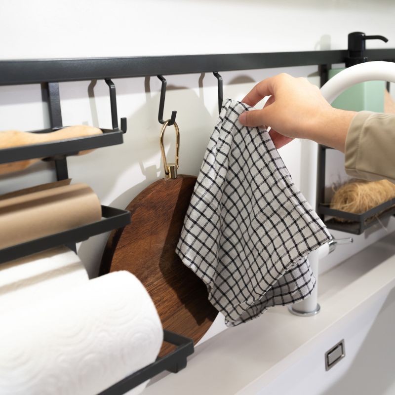 Porte-couverts de cuisine Titane, Gris anthracite