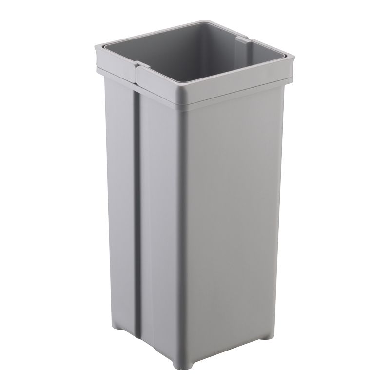 Seau Gris 5L pour poubelle avec double poignée