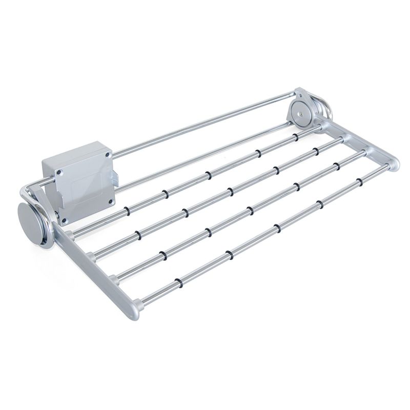 Porte-pantalons latéral extractible Self, Aluminium