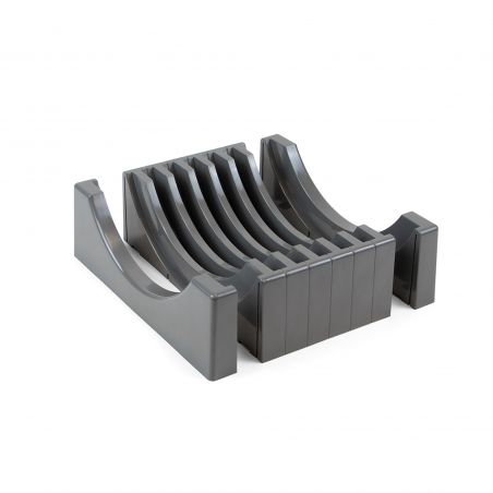 Porte-assiettes pour tiroir, capacité 13 assiettes, Gris antracite