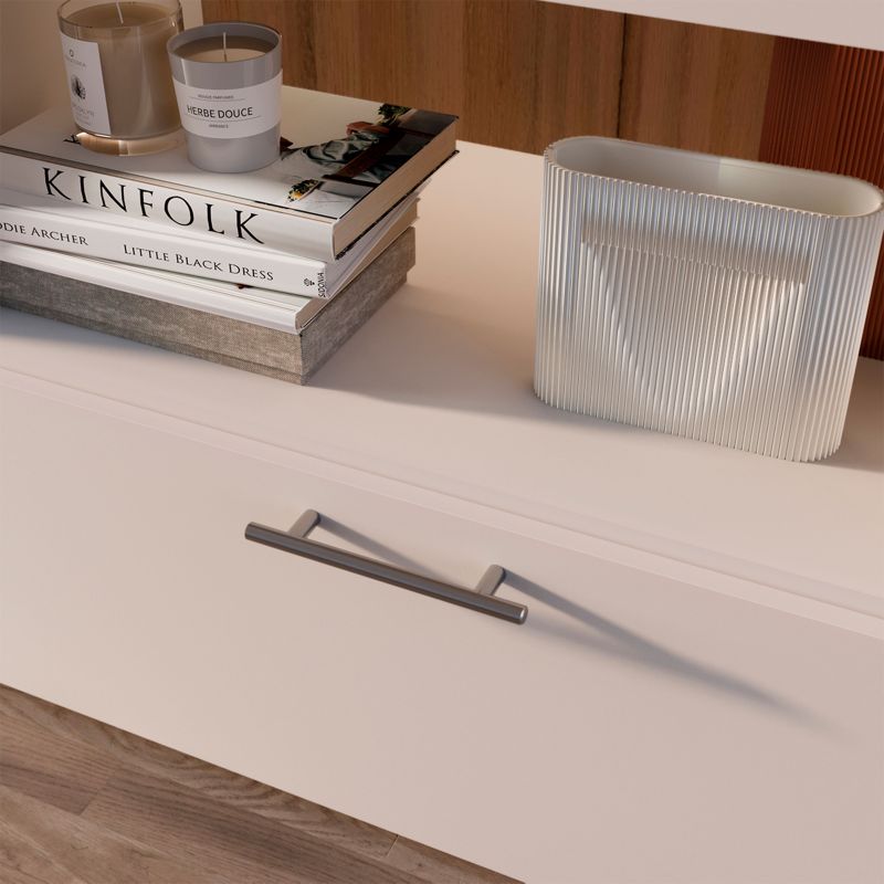 Lot de 10 Poignées Orlando, L 252 mm, entraxe 192 mm, Nickel satiné