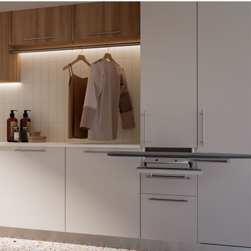 Lot de 10 Poignées Orlando, L 252 mm, entraxe 192 mm, Nickel satiné