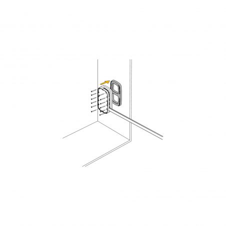Accessoire latéral pour penderie rabattable Sling, Aluminium Accessoire latéral pour penderie rabattable Sling, Aluminium