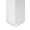 Lot de 4 pieds carrés pour table, 50 x 50 mm, Blanc Lot de 4 pieds carrés pour table, 50 x 50 mm, Blanc