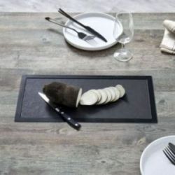 Planche à découper DEKTON Noir 400x200mm avec cadre noir - A encastrer
