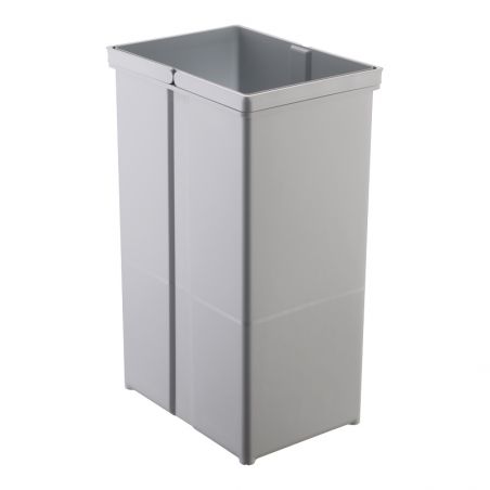 Seau Gris 29L pour poubelle avec double poignée Seau Gris 29L pour poubelle avec double poignée