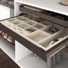 Kit tiroir organisateur et cadre coulissant pour caisson de 900 mm, Moka, 1 ut. Kit tiroir organisateur et cadre coulissant pour caisson de 900 mm, Moka, 1 ut.