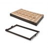 Kit tiroir organisateur et cadre coulissant pour caisson de 900 mm, Moka, 1 ut. Kit tiroir organisateur et cadre coulissant pour caisson de 900 mm, Moka, 1 ut.