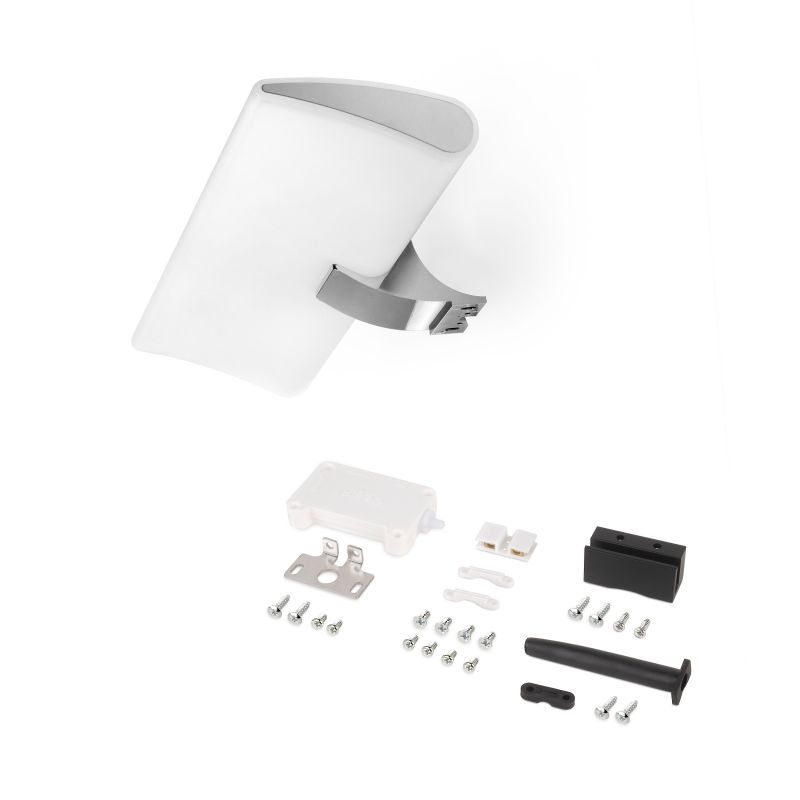 Spot LED pour miroir de salle de bain Aries (AC 230V 50Hz), 7 W, Chromé